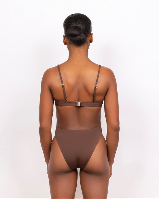 TROPEZ TOP - MOCHA
